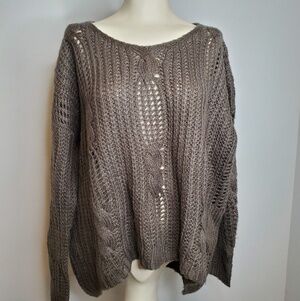 Anthropology Hem and Thead Swater